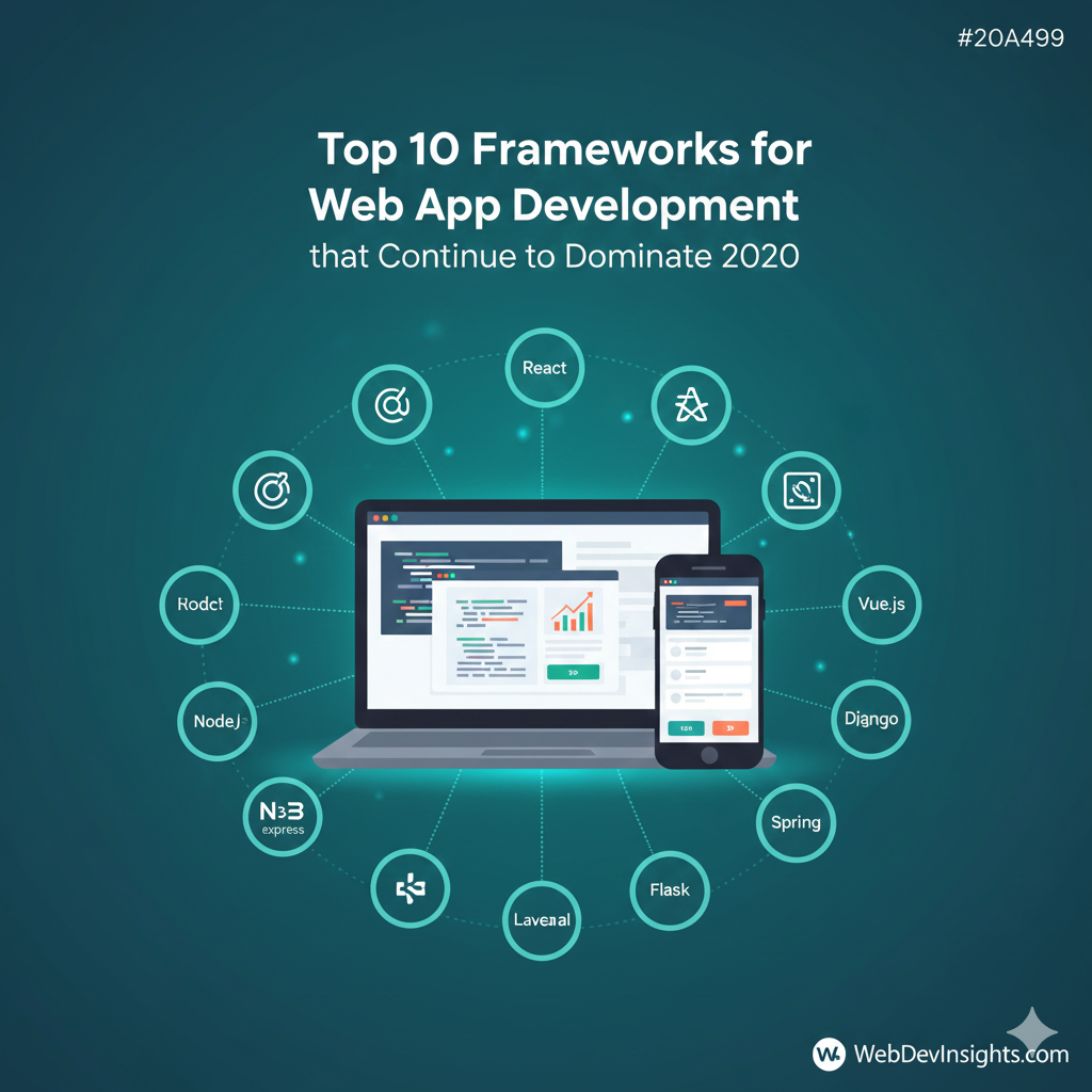 Top 10 frameworks for Web App Development that continue to dominate 2020